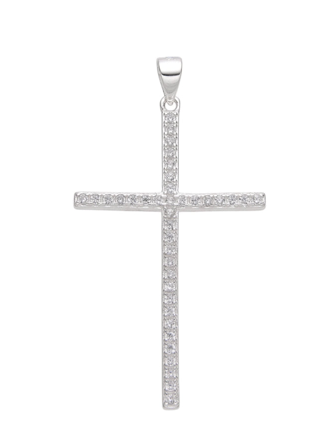 Dije Cruz 3,9cm Plata 925