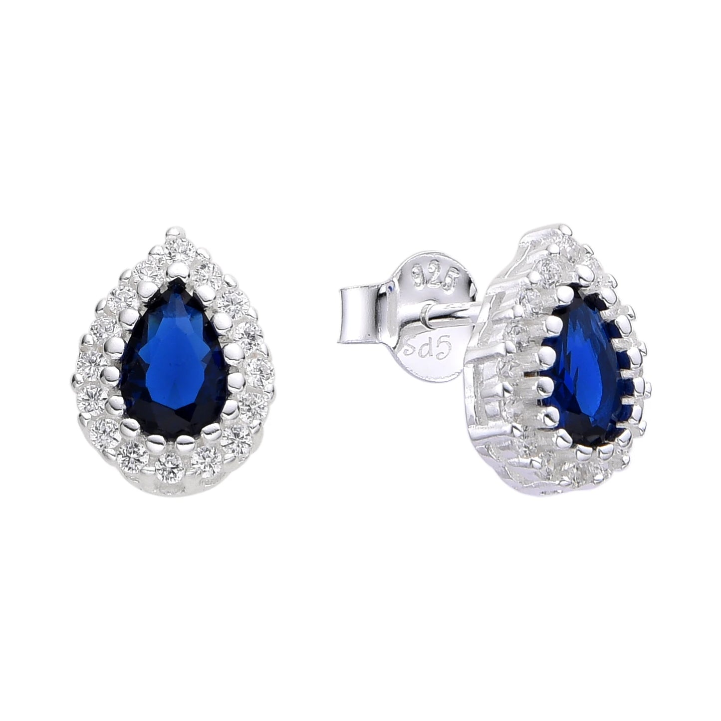 Zarcillos Lágrimas Cristal Plata 925