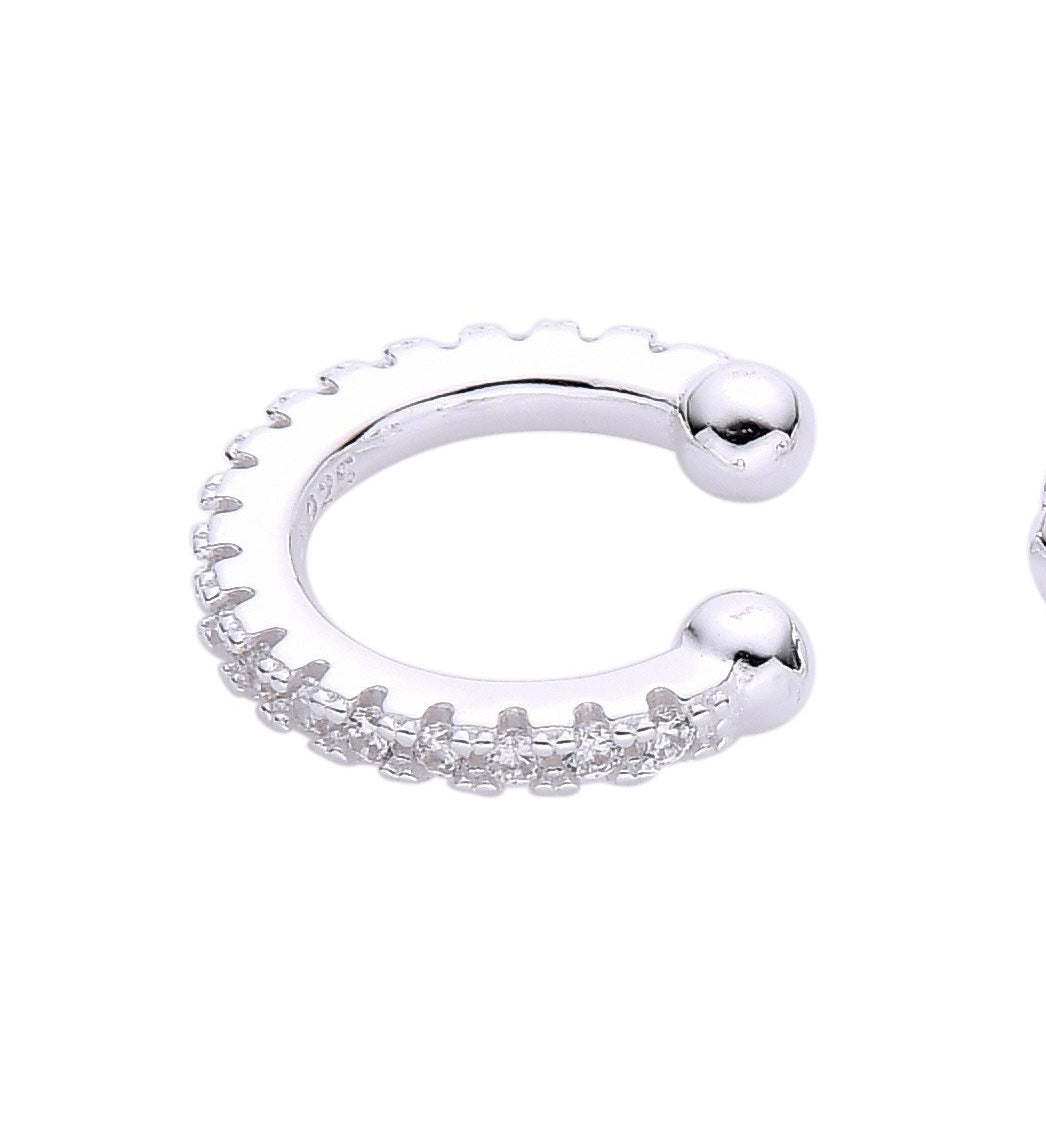 Ear Cuff Cristales Plata 925
