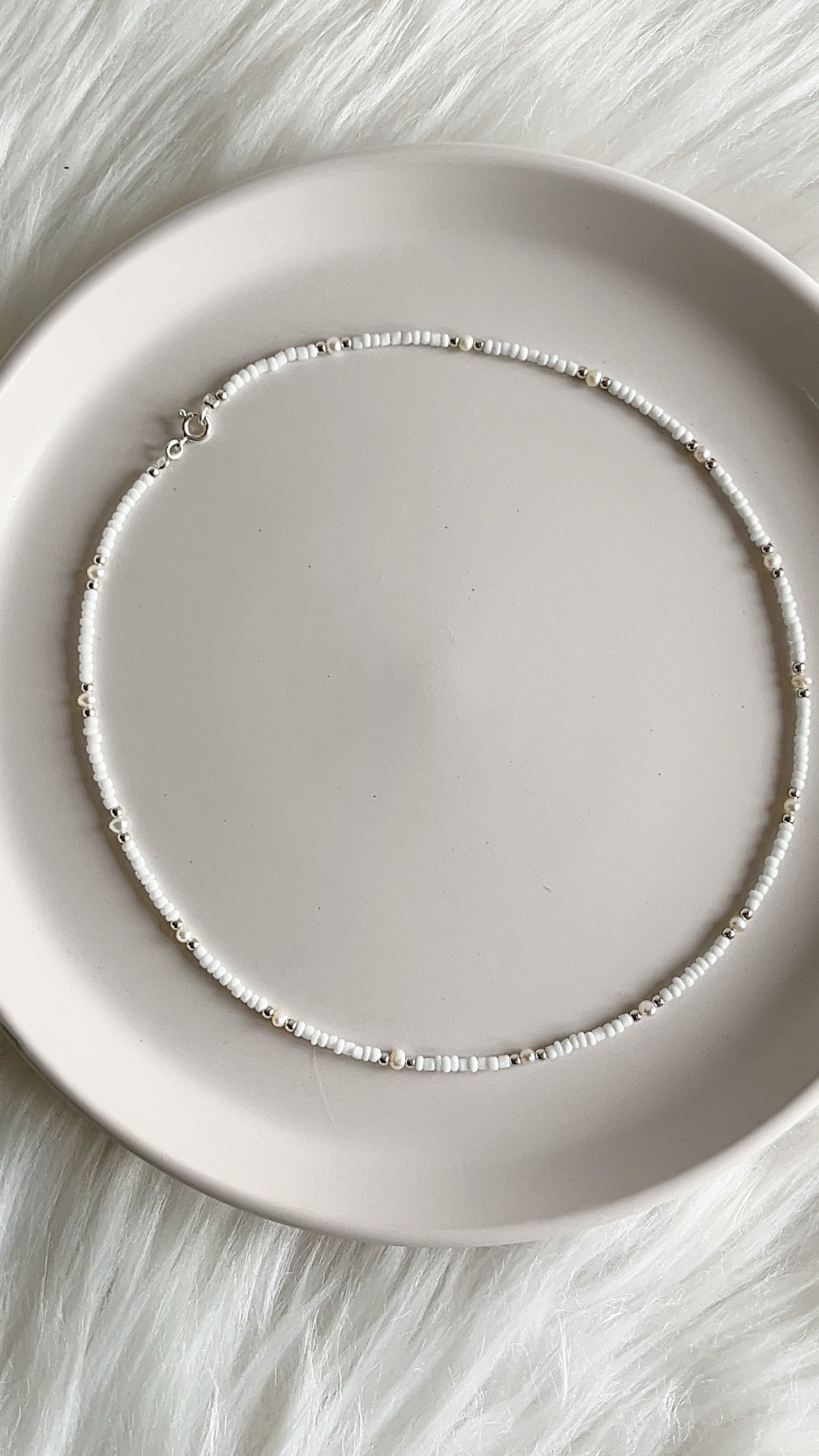 Gargantilla 41,5cm, Perlas Cultivadas, Balin Plata 925