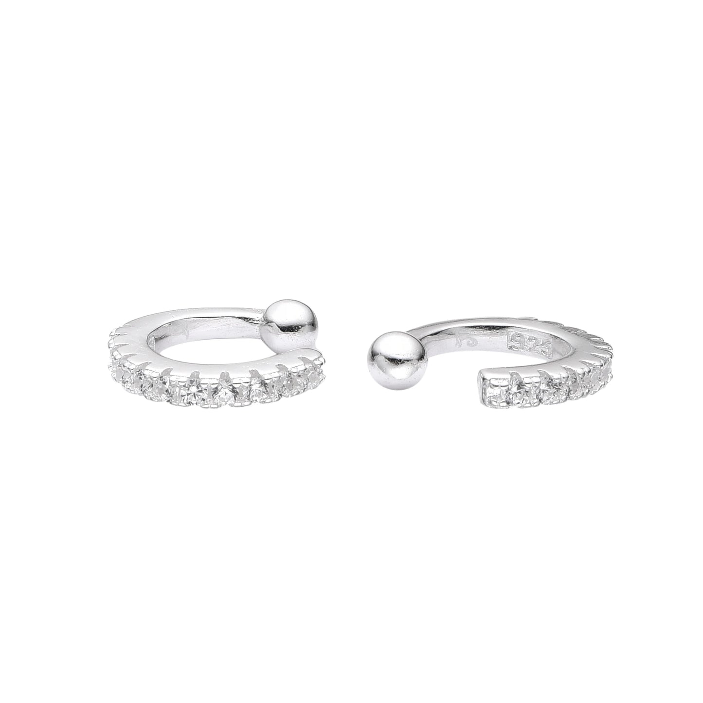 Ear Cuff Cristales Pequeños Plata 925