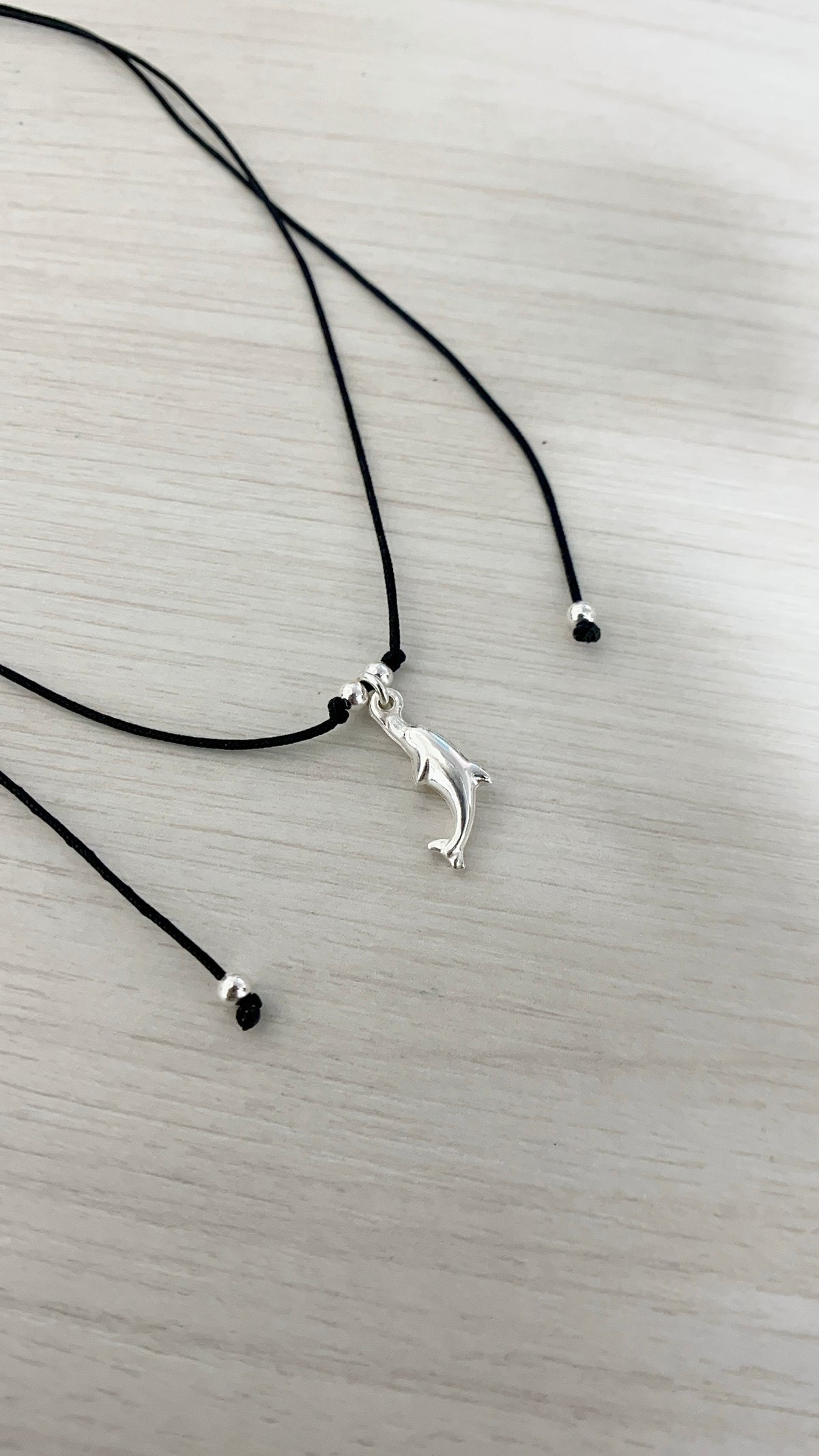 Gargantilla con Delfin - Ajustable - Plata 925