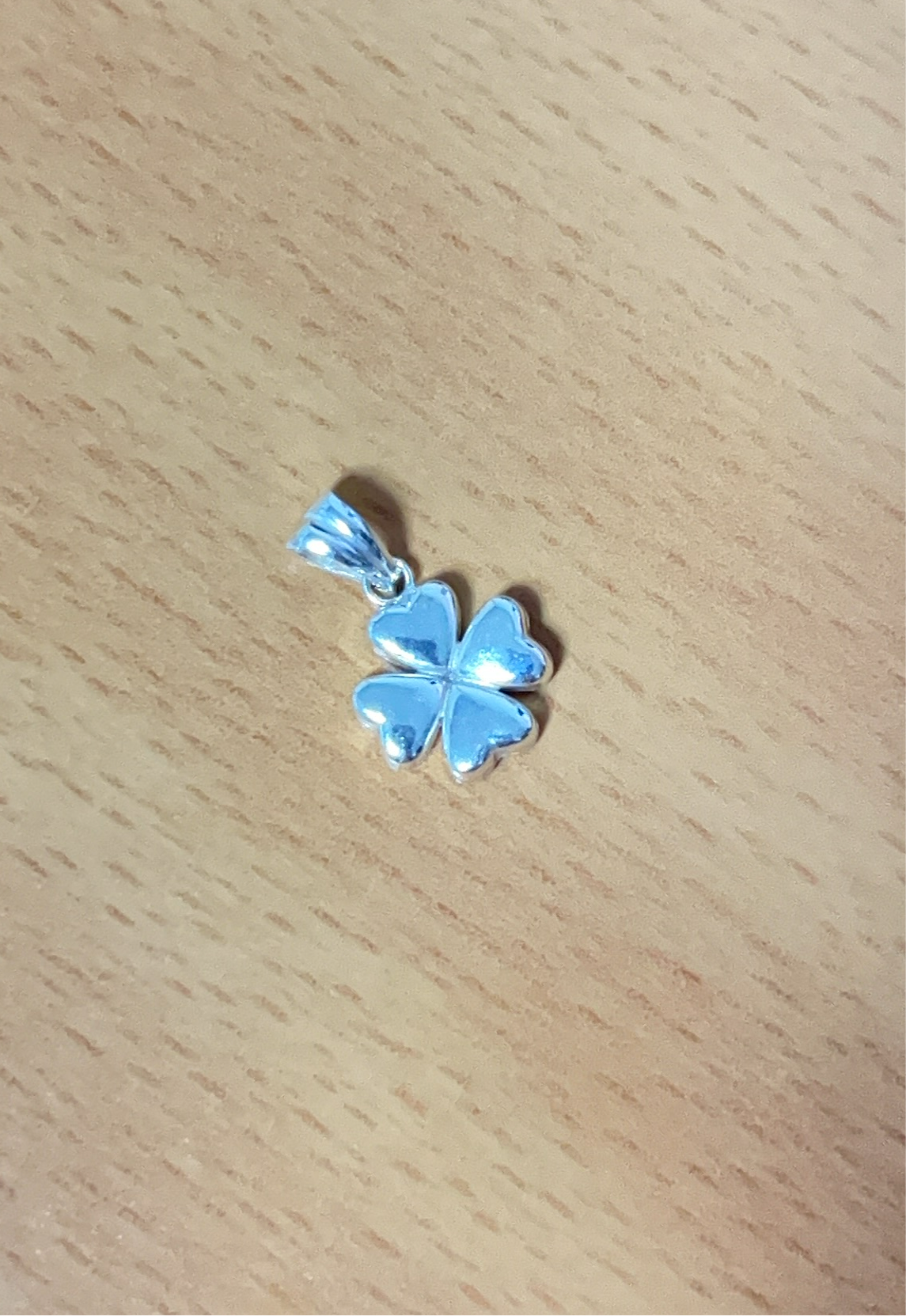 Dije Trébol 1,1cm Plata 925