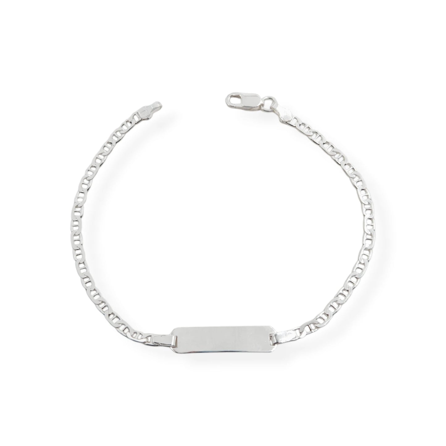 Esclava Tejido Gucci Plano 15cm Ajustable - Plata 925