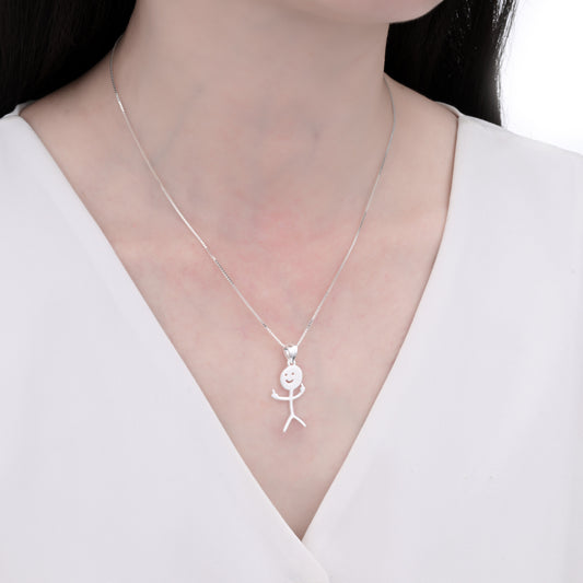 Dije Niño Grosero 2,4cm - Plata 925