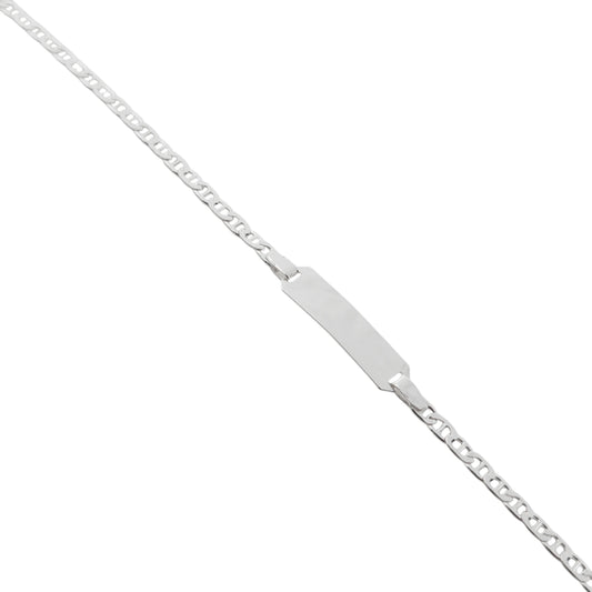 Esclava Tejido Gucci Plano 15cm Ajustable - Plata 925