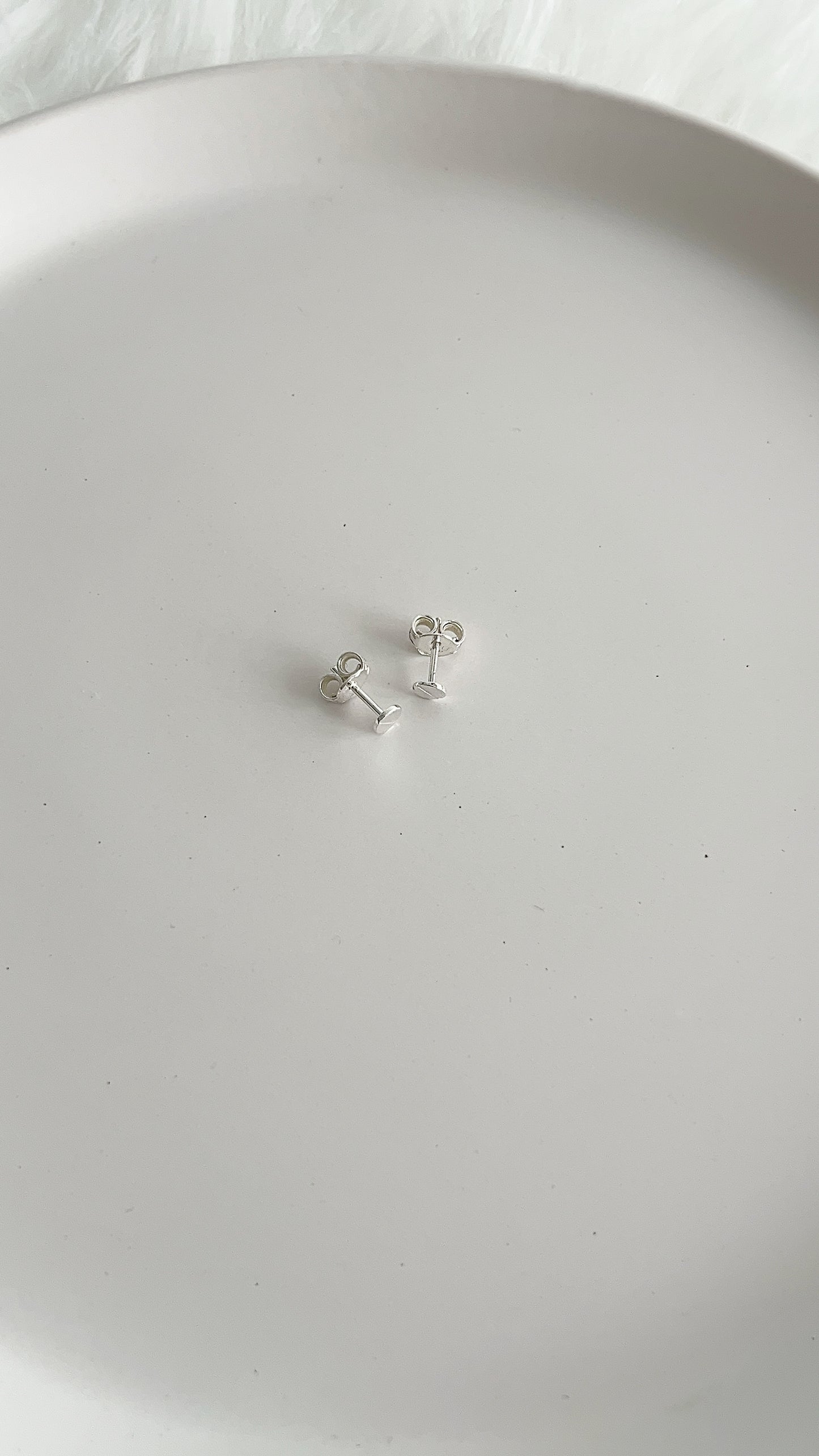 Zarcillos 4mm - Plata 925