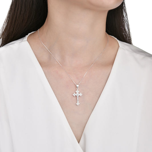 Dije Cruz 2,5cm - Plata 925