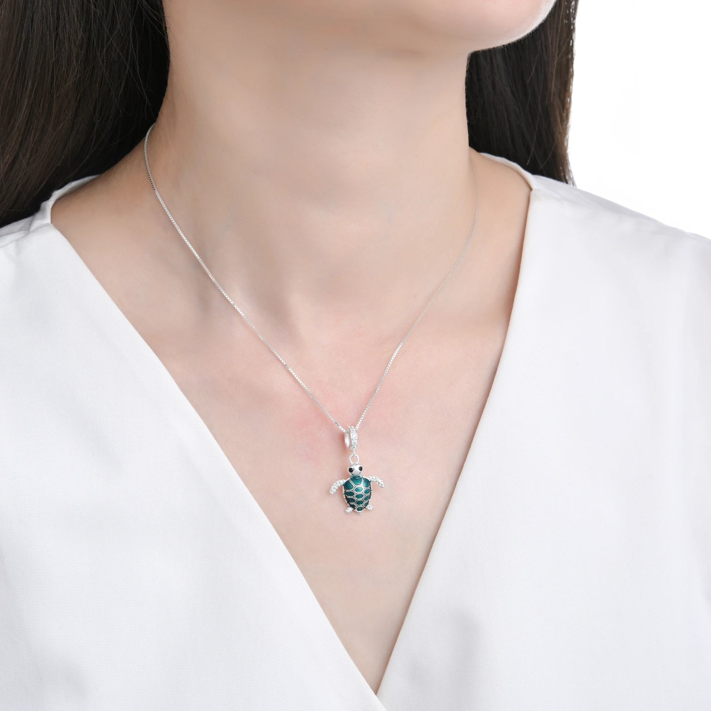 Dije Tortuga 1,6cm - Plata 925