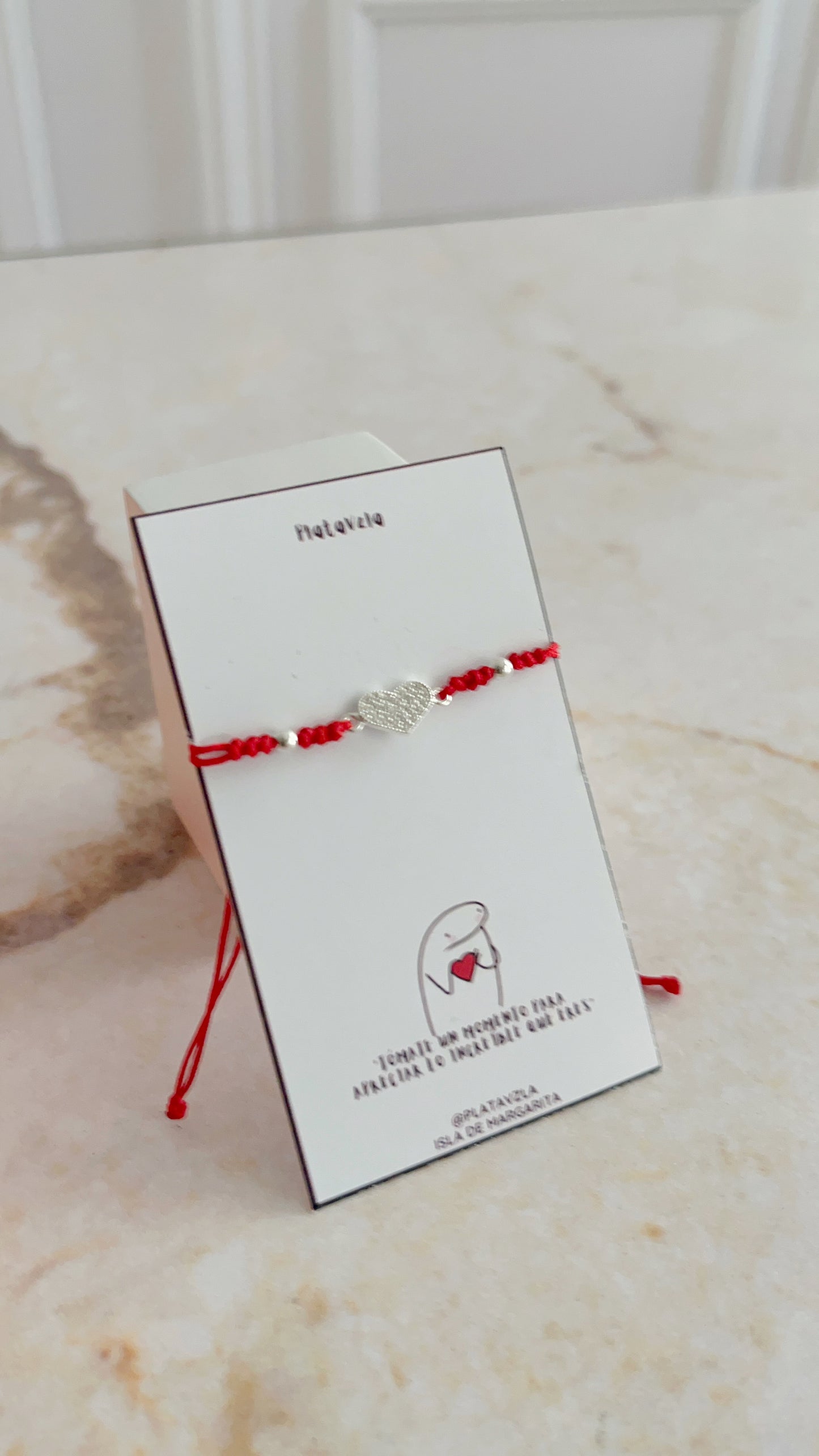 Pulsera Ajustable Hilo Rojo