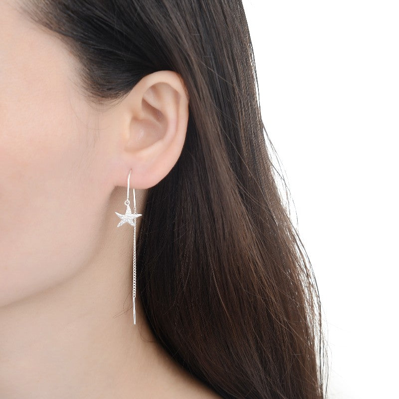 Zarcillos Largos de Estrellas