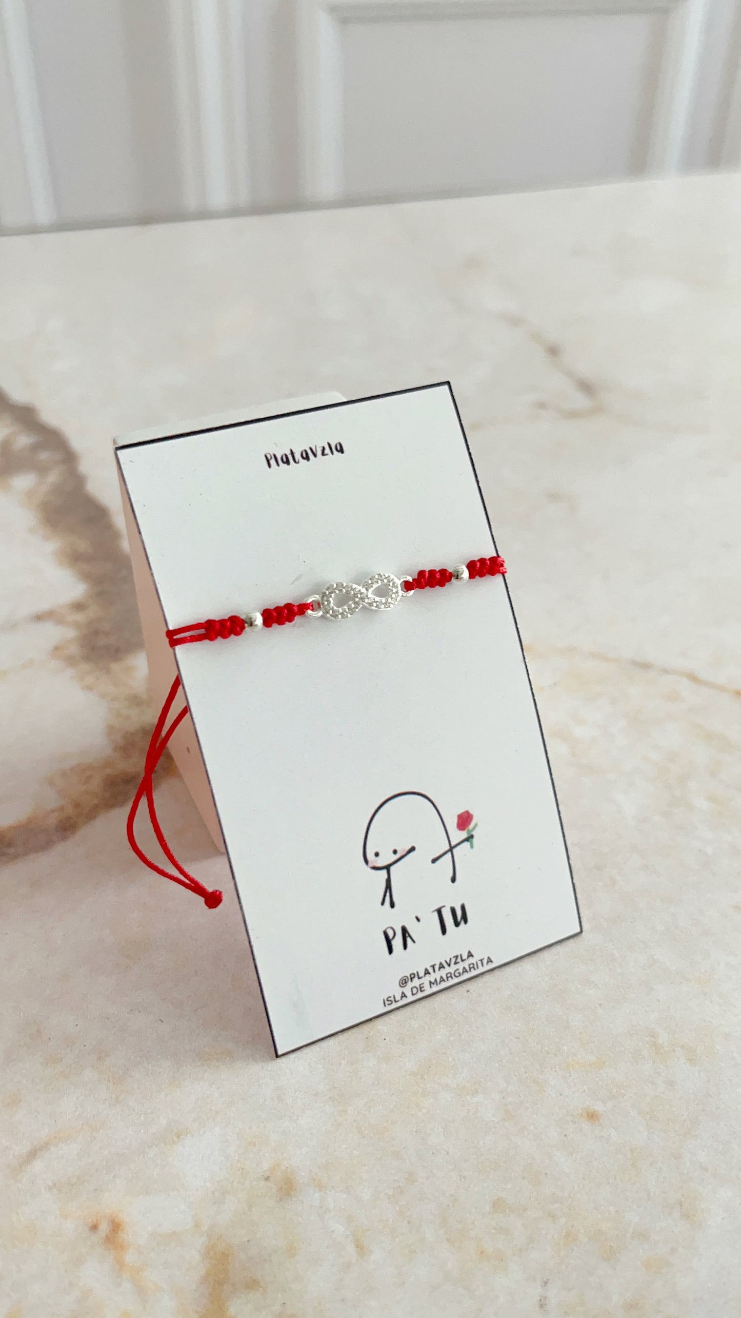 Pulsera Ajustable Hilo Rojo