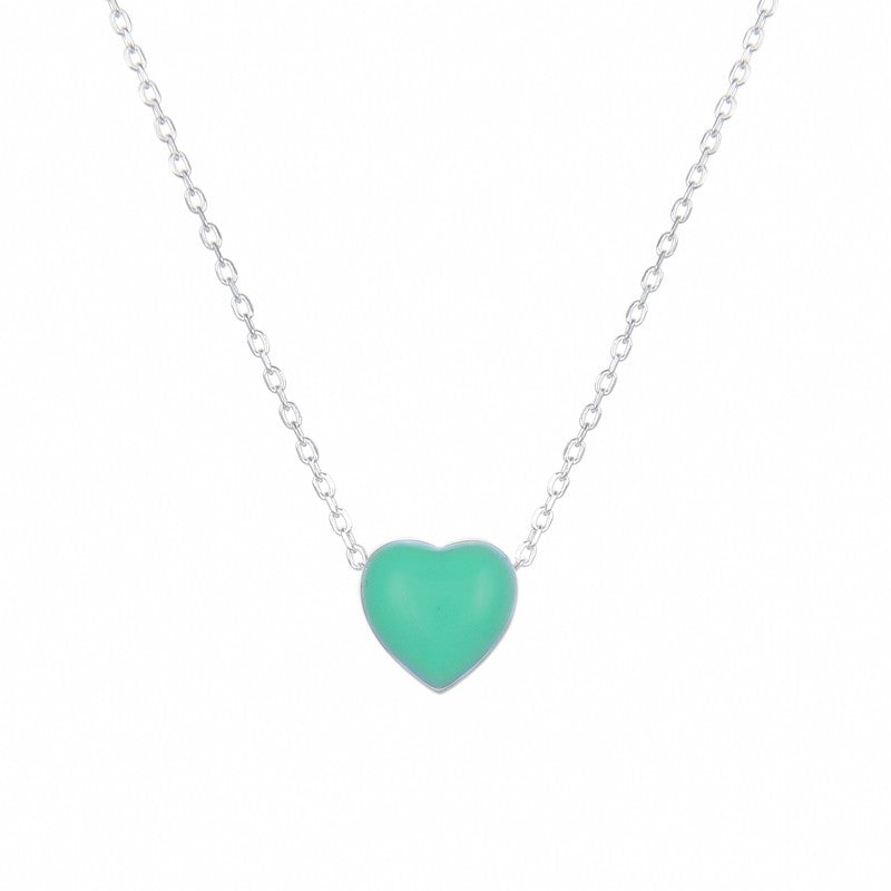 Cadena Corazón Turquesa
