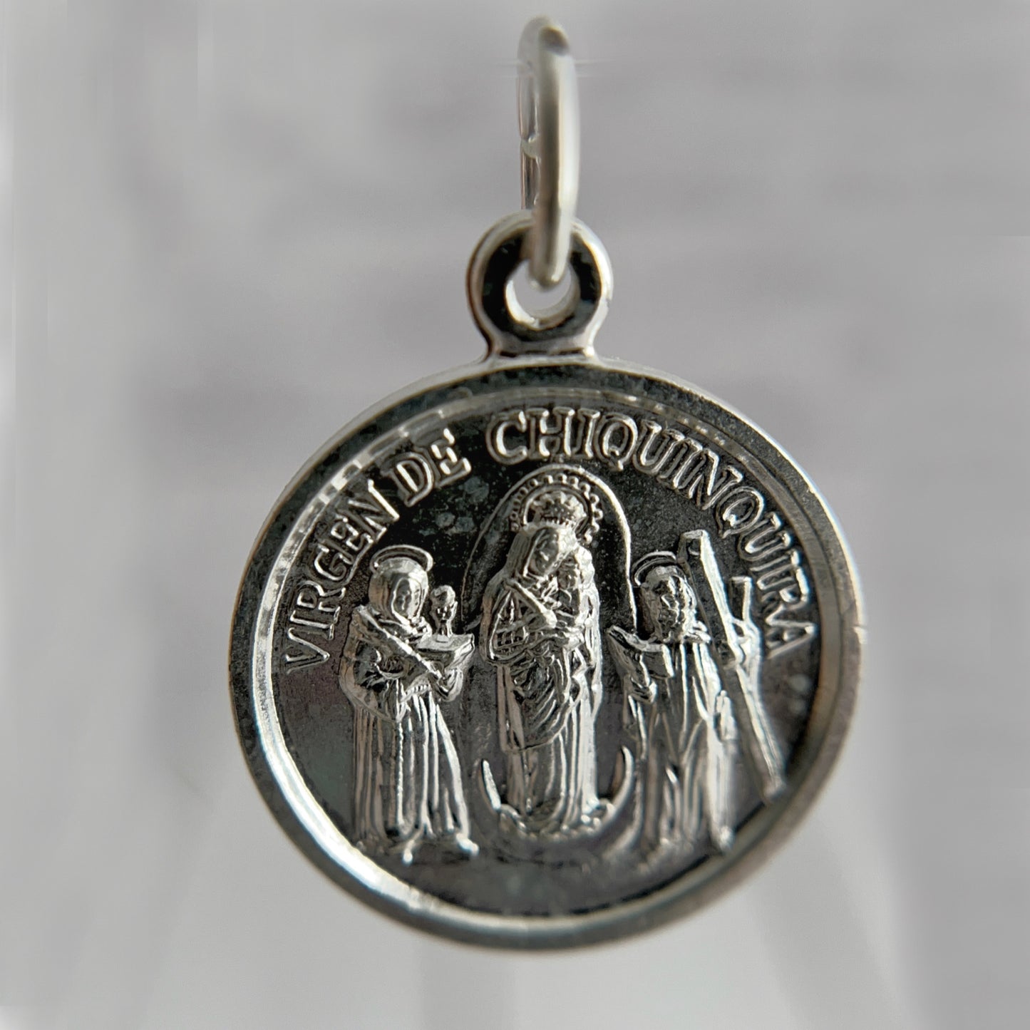 Dije Virgen de Chiquinquira Plata 925