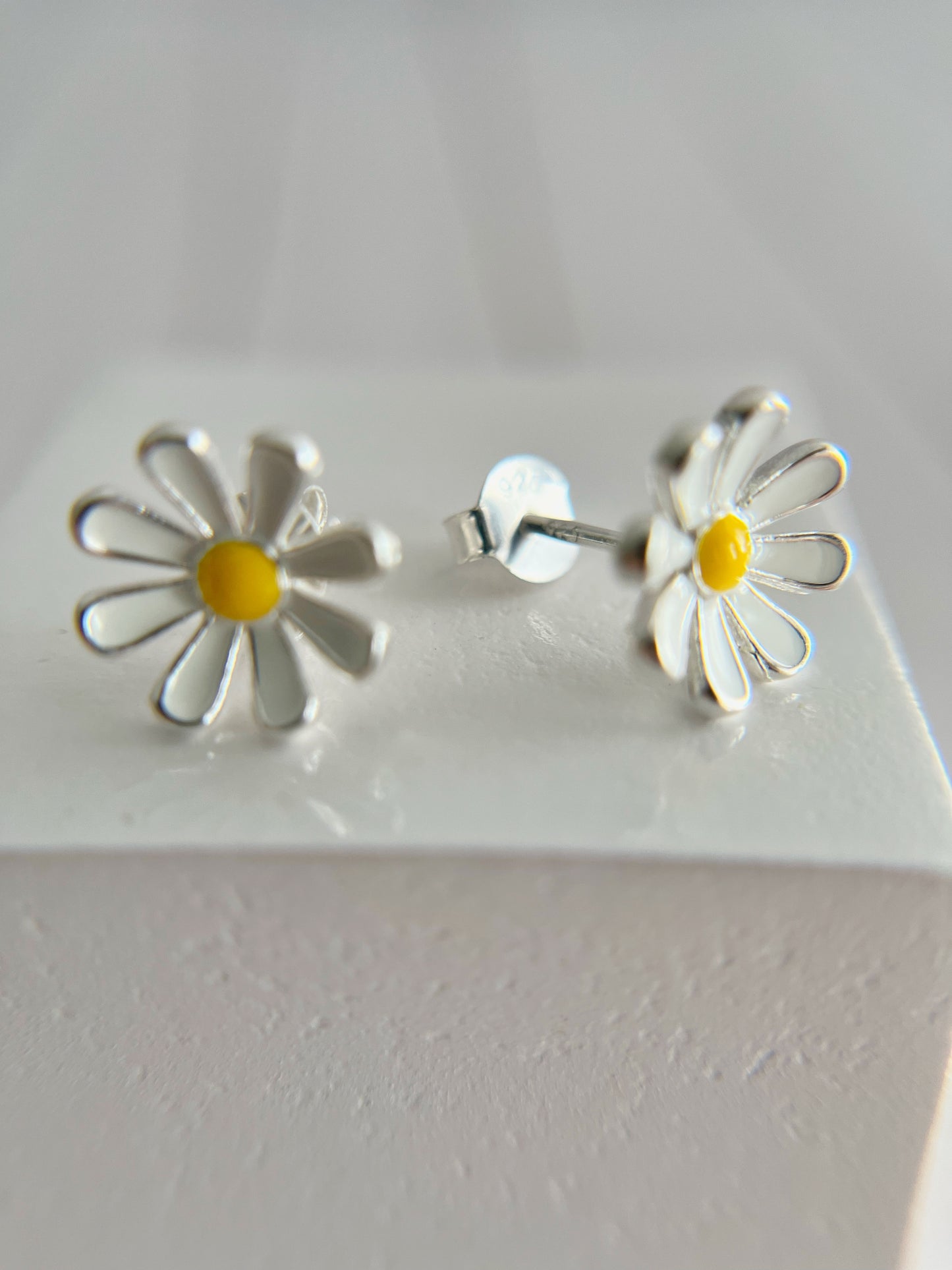 Zarcillos de Margaritas Plata 925