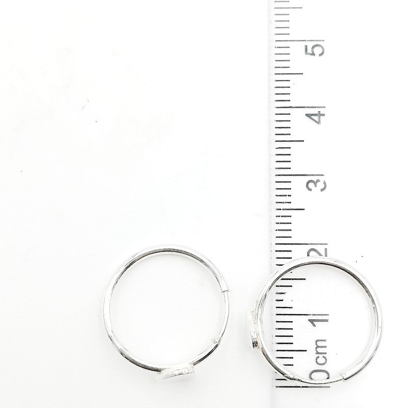 Argollas corazón Plata 925