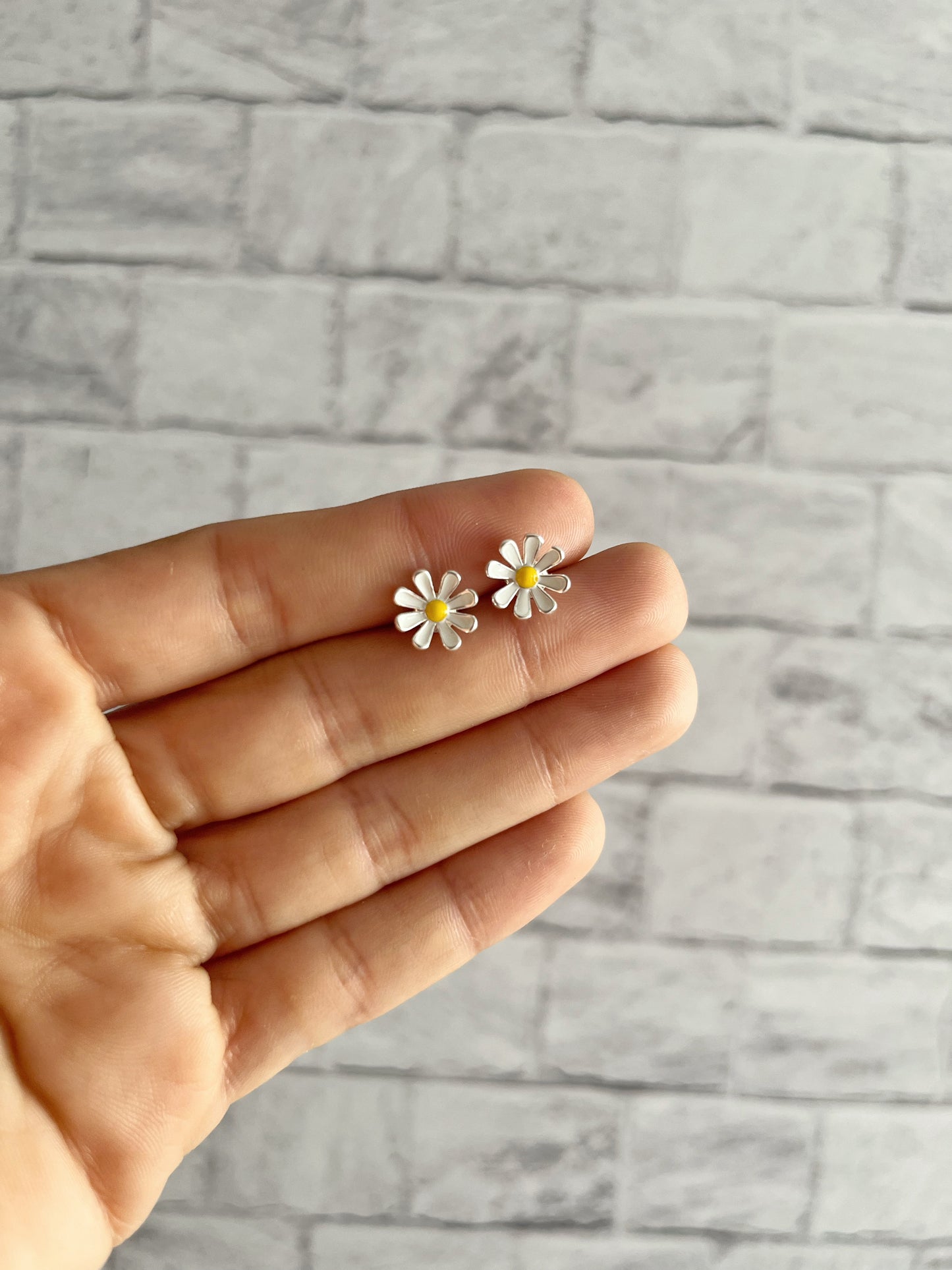Zarcillos de Margaritas Plata 925