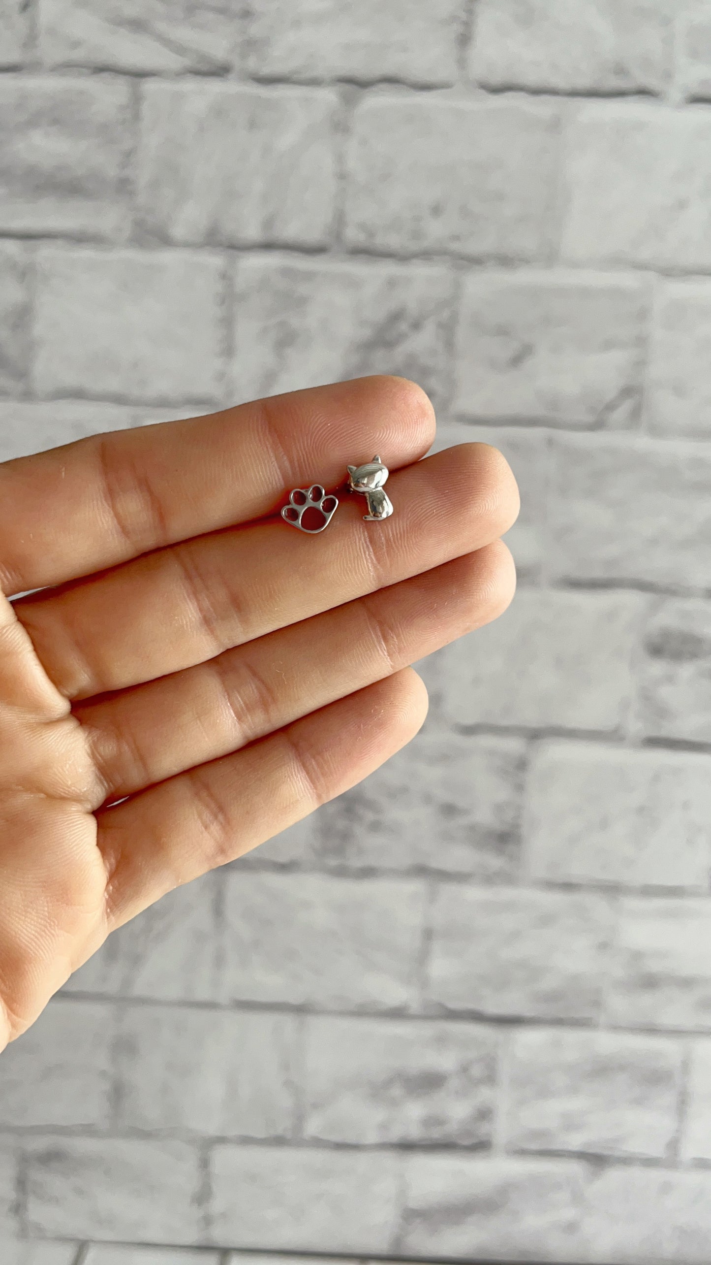 Zarcillos Gato y Huella