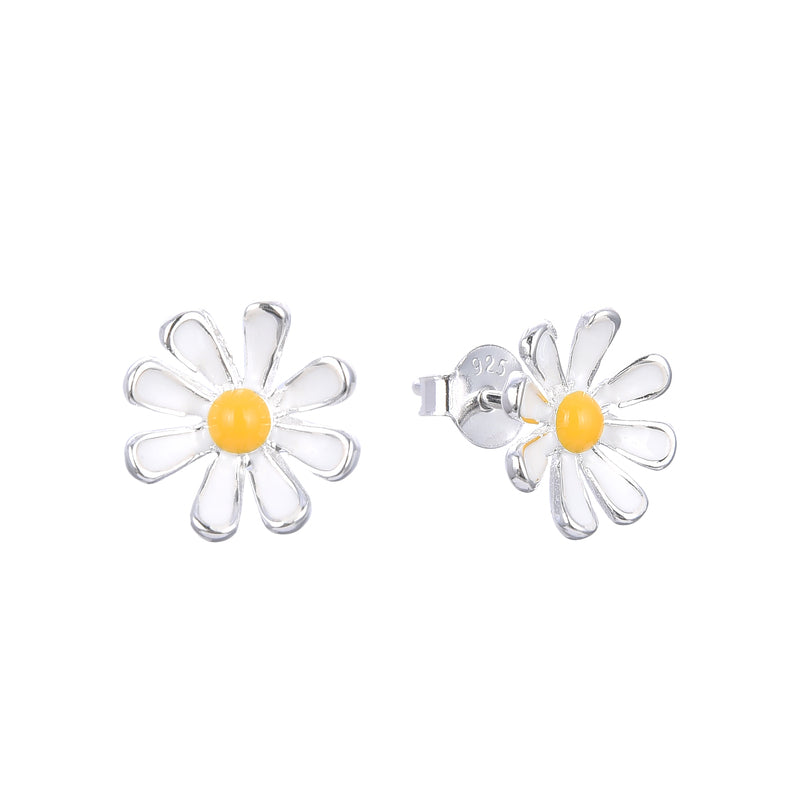 Zarcillos de Margaritas Plata 925