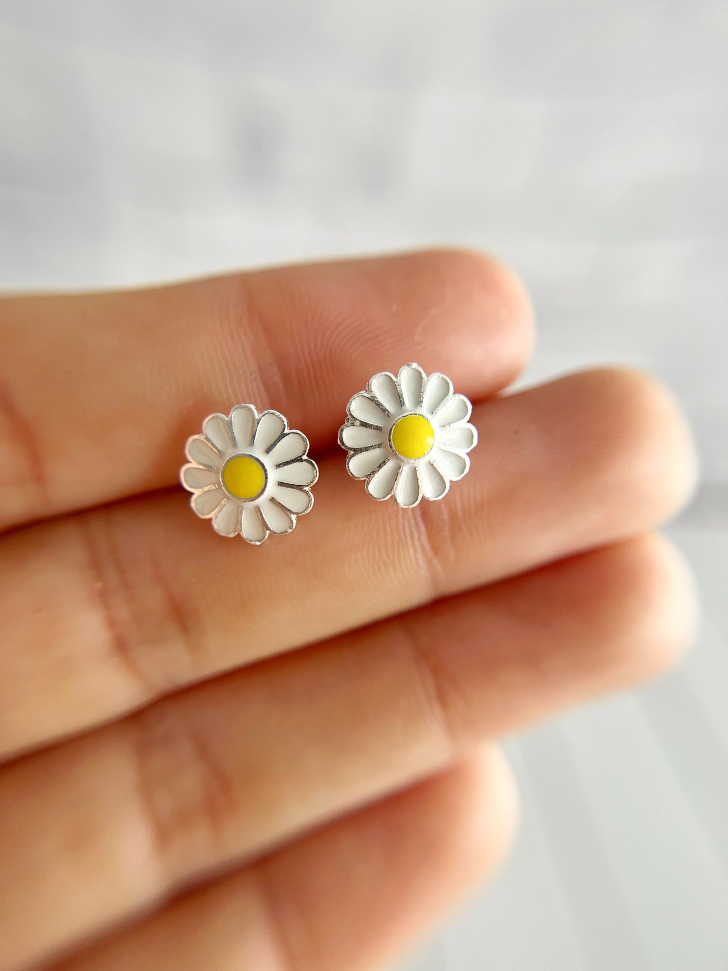 Zarcillos Margarita Plata 925