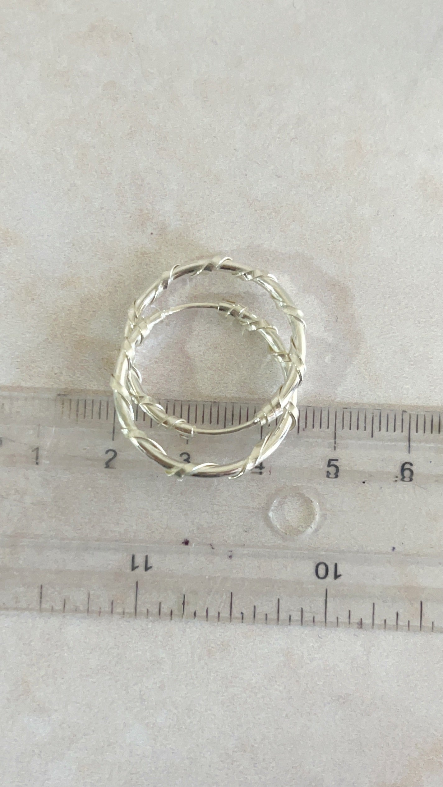 Argollas Entorchadas 2,5cm