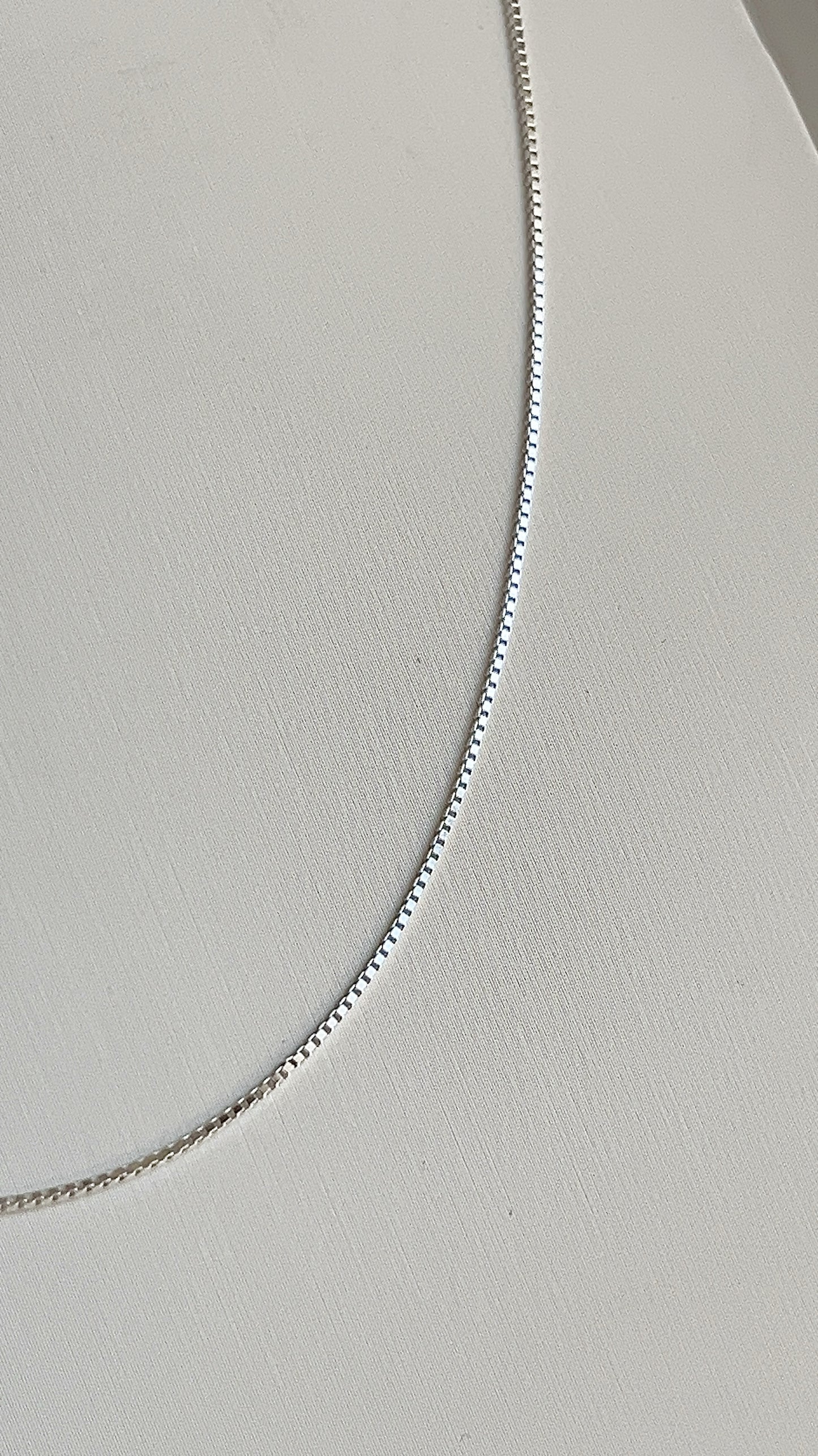 Cadena Tejido Veneciana 45cm Ajustable - Plata 925