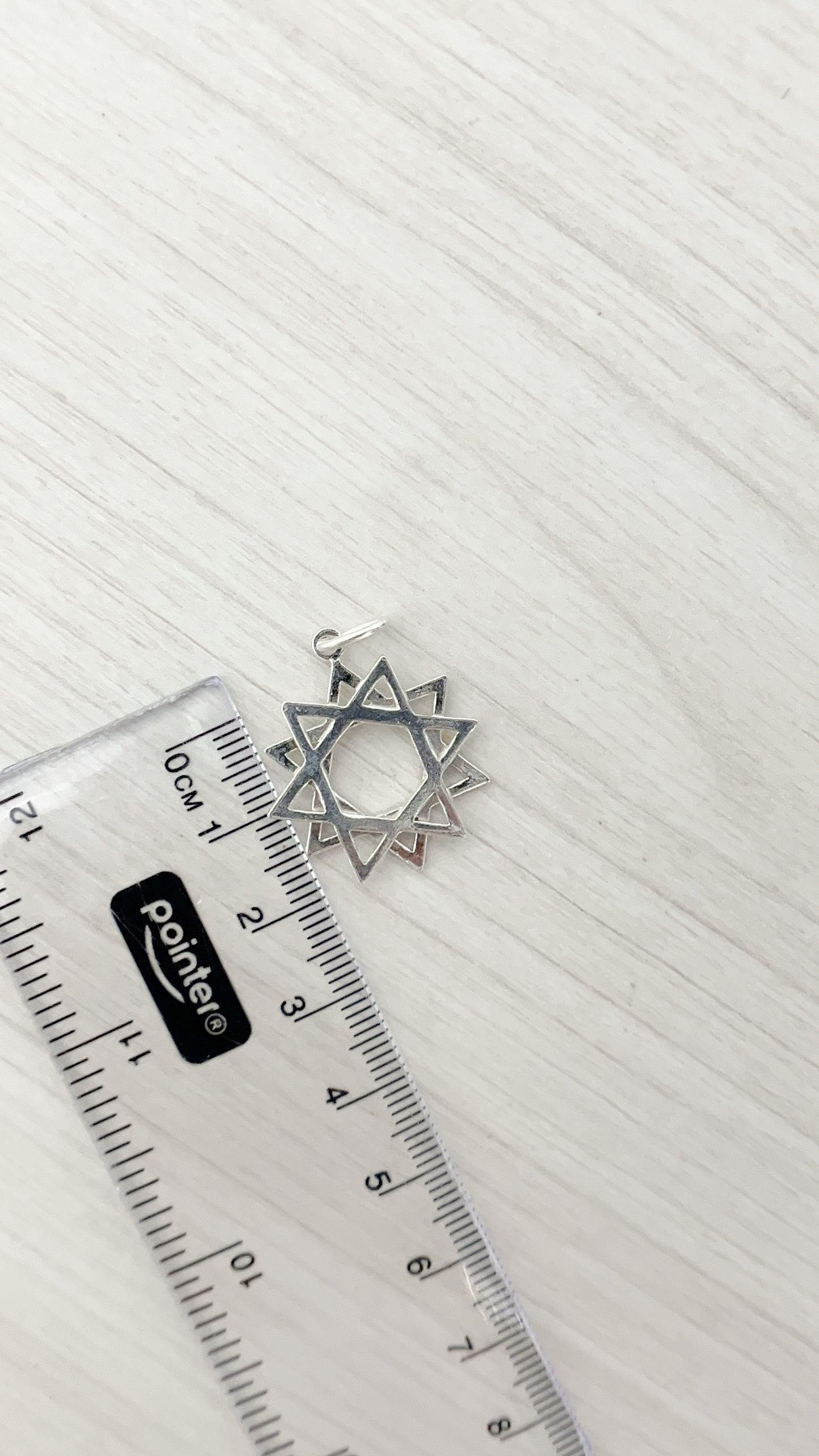 Estrella de 12 Puntas 2,3cm - Plata 925