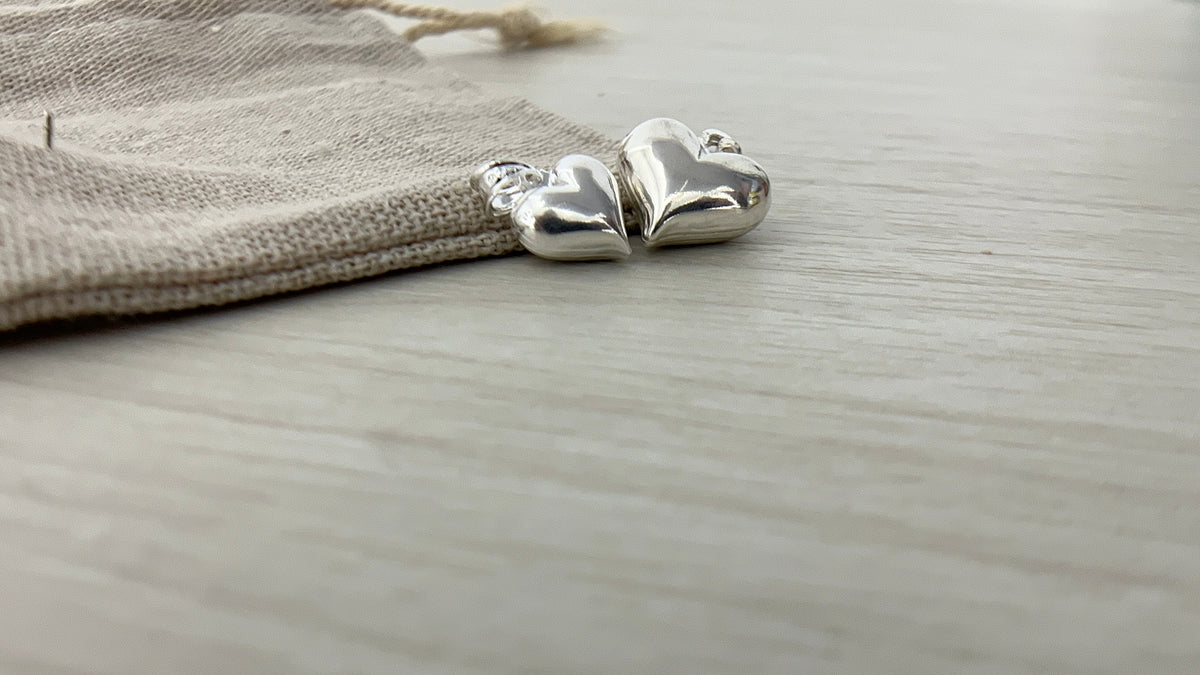 Dije Corazón Inflado - Plata 925