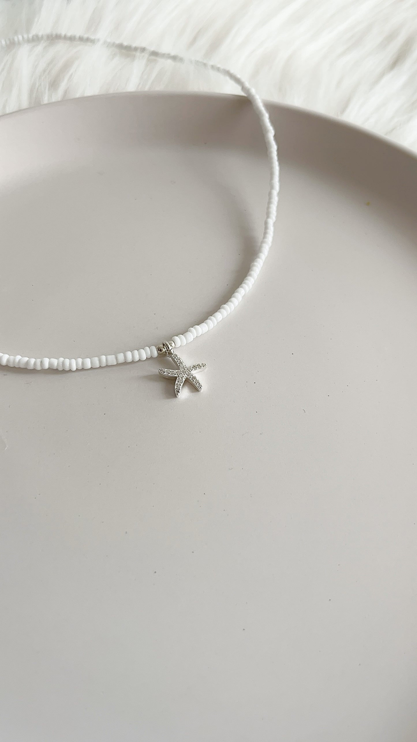 Gargantilla de Mostacillas y Dijes - Plata 925