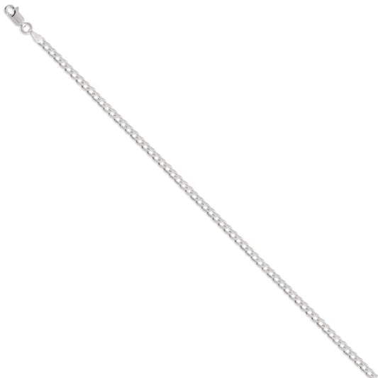 Cadena Tejido Grumet 3mm 60cm Plata 925