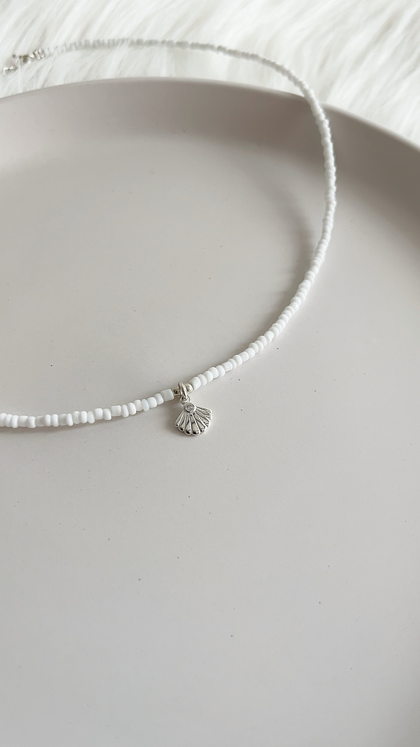 Gargantilla de Mostacillas y Dijes - Plata 925