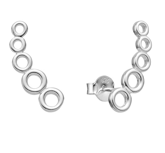 Zarcillos 5 Aritos Plata 925