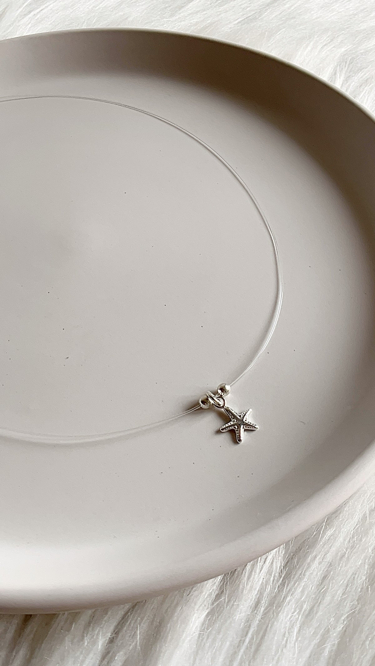 Gargantilla Fantasmita Estrella de Mar 40cm - Plata 925