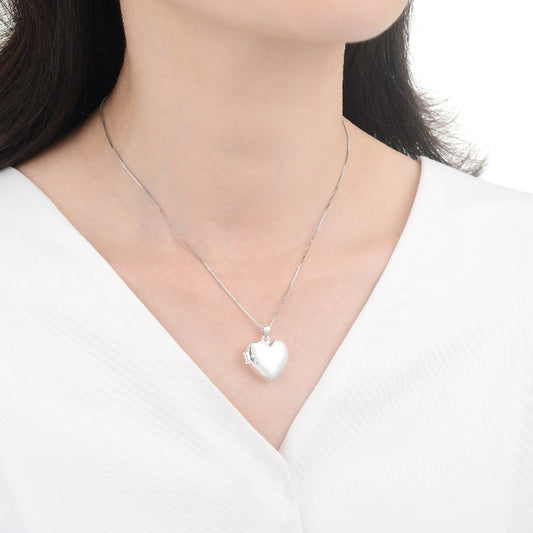 Relicario Corazon 1,8cm - Plata 925