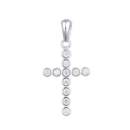 Dije Cruz Puntos de Luz 1,8cm - Plata 925
