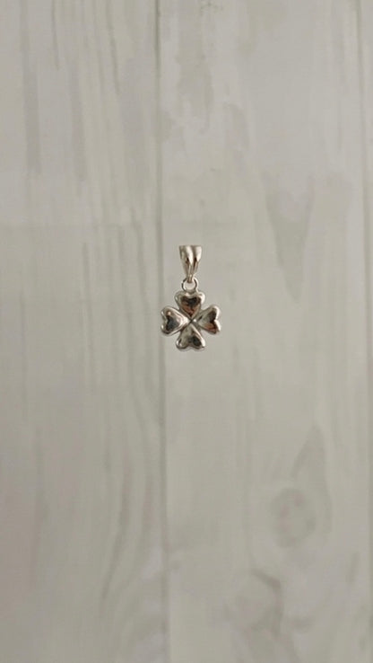 Dije Trébol 1,1cm Plata 925