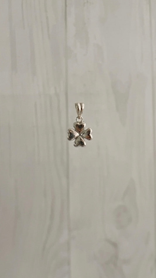 Dije Trébol 1,1cm Plata 925