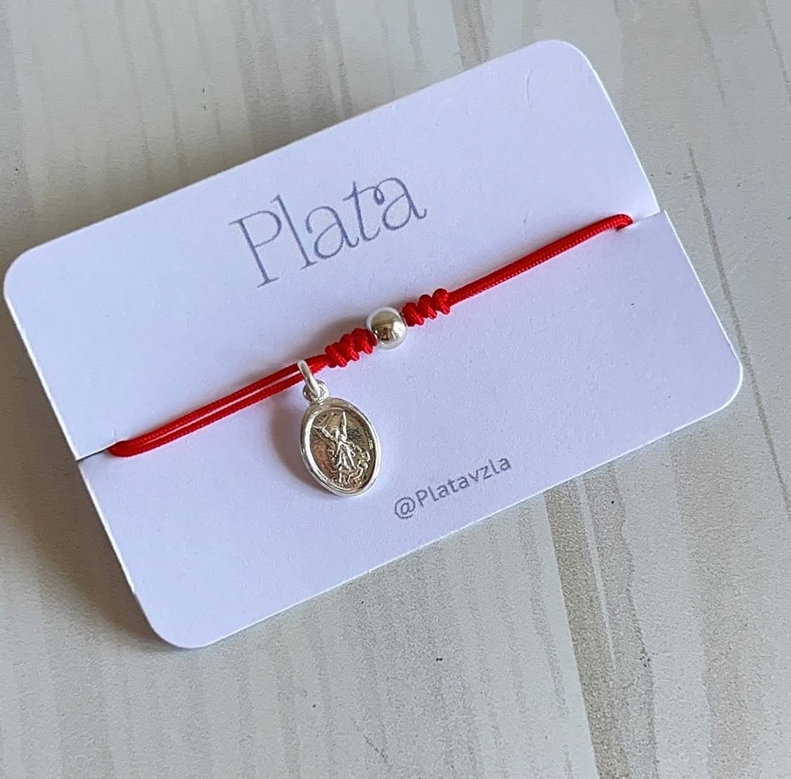 Pulseras Ajustables con Medallas Religiosas Plata 925