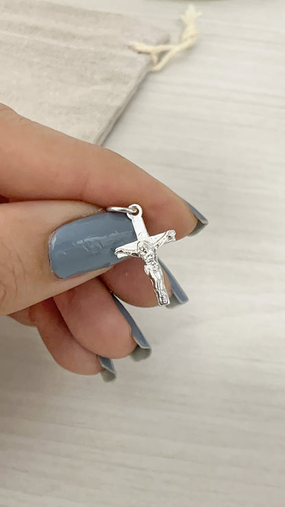 Dije Cristo 2cm  - Plata 925