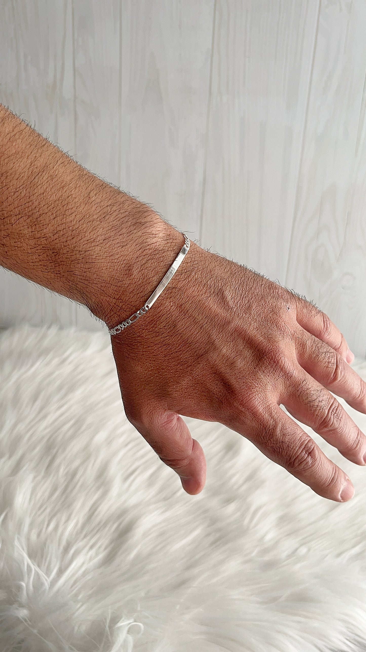 Esclava Figado 3x1 19cm - Plata 925