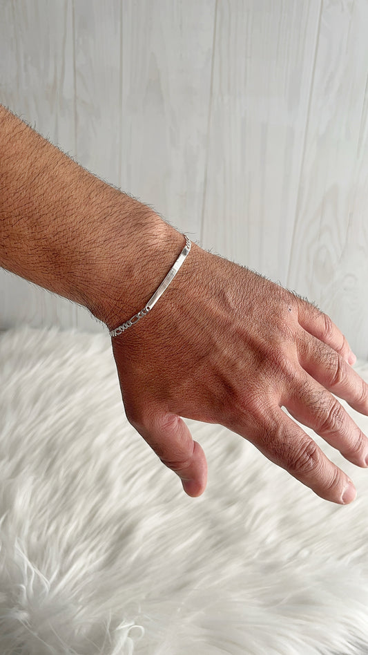 Esclava Figado 3x1 19cm - Plata 925