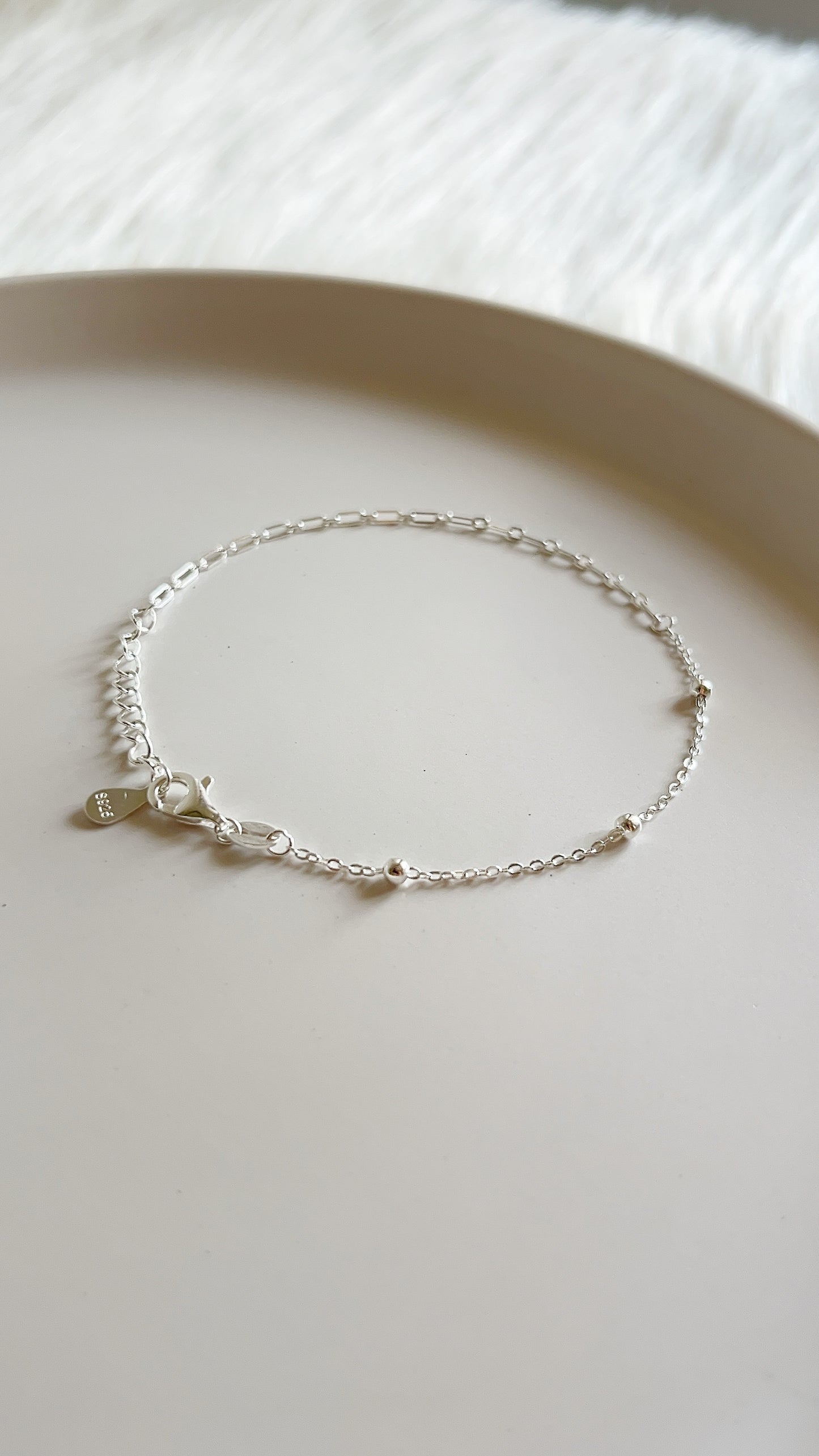 Pulsera  20cm Ajustable - Plata 925