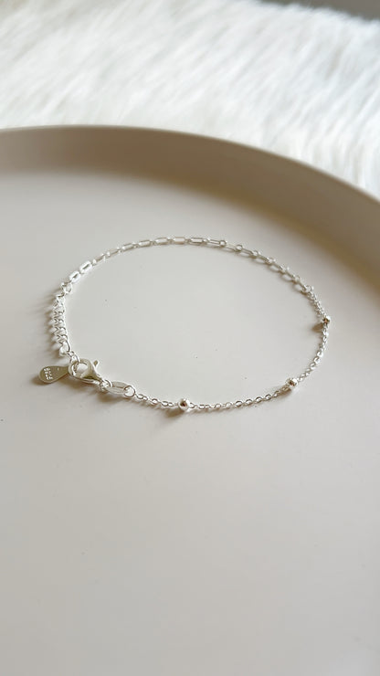 Pulsera  20cm Ajustable - Plata 925