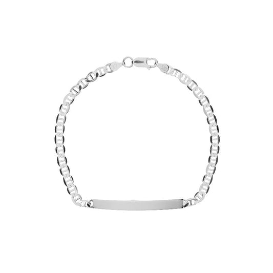 Esclava Tejido Gucci Plana 4mm 21cm Plata 925