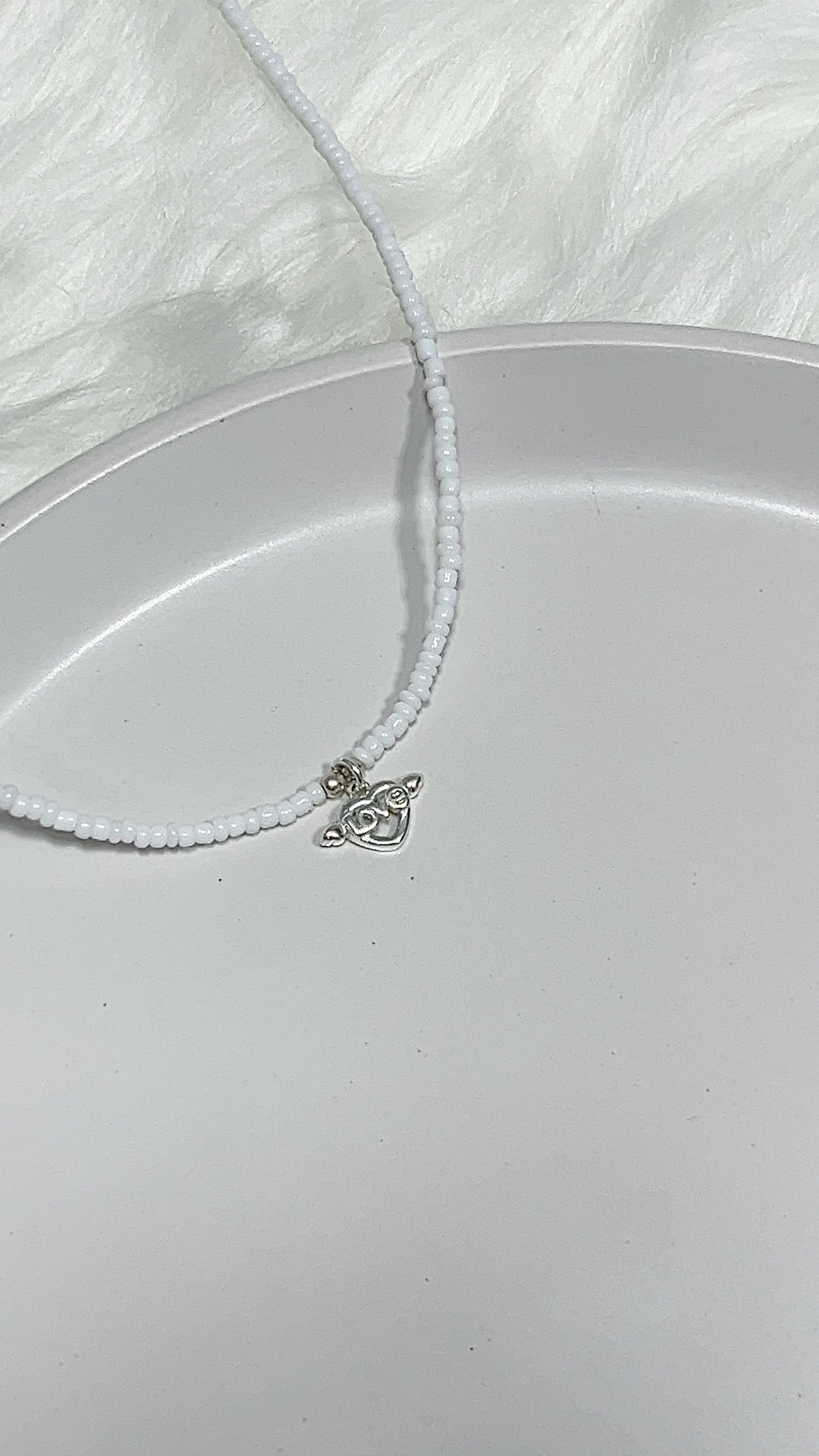 Gargantilla de Mostacillas y Dijes - Plata 925