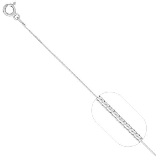 Cadena Tejido Cola de Ratón Plata 925