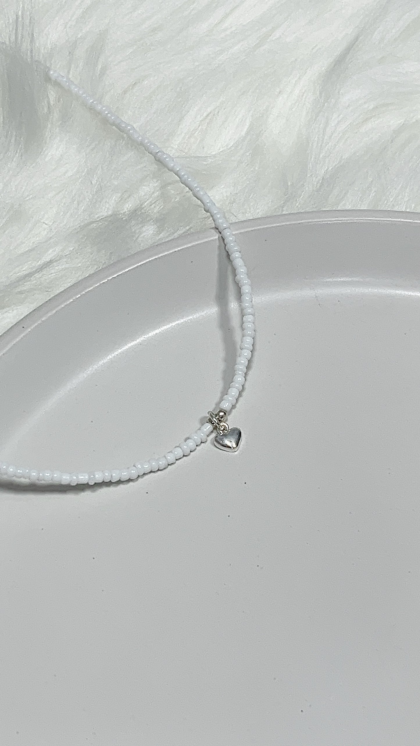 Gargantilla de Mostacillas y Dijes - Plata 925