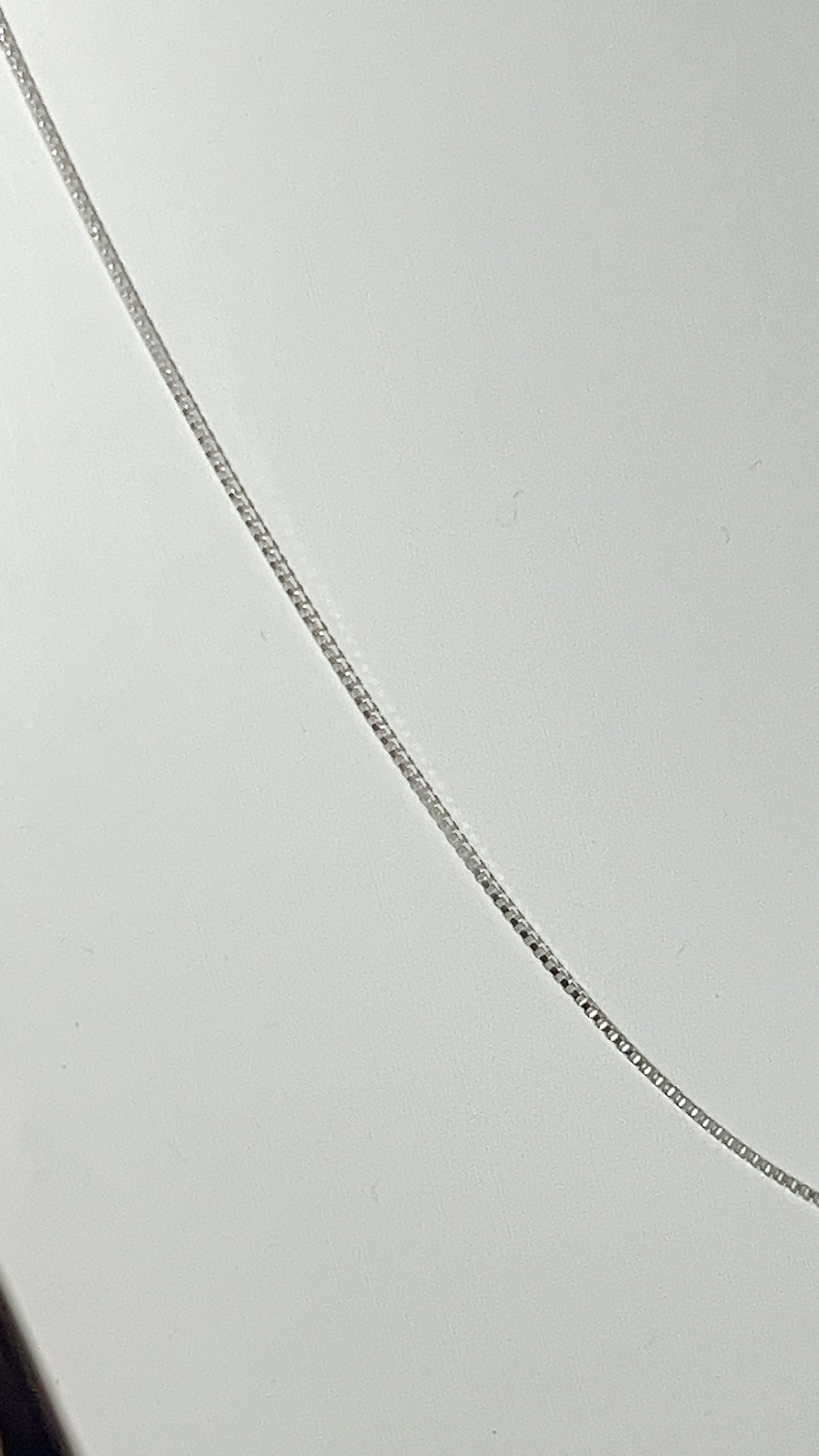 Cadena Tejido Veneciana 45cm Ajustable - Plata 925