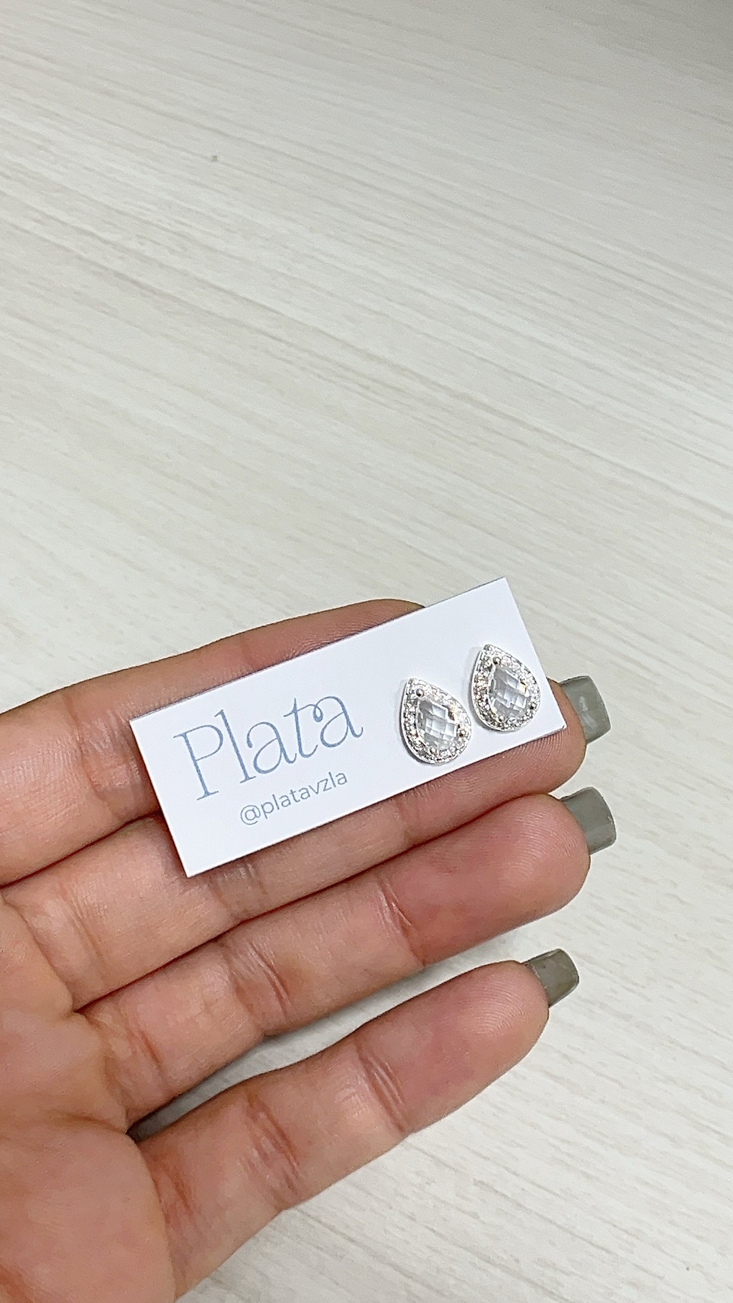 Zarcillos Gotas - Plata 925