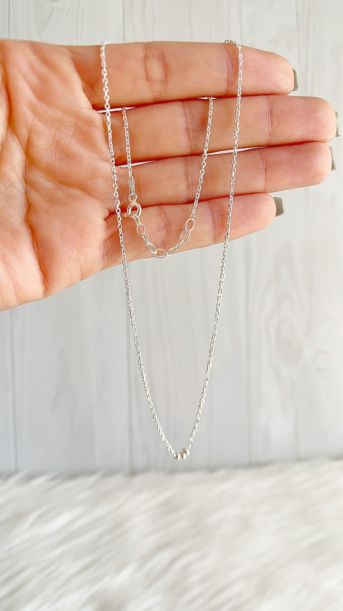 Gargantilla 3 Bolitas 45cm Ajustable - Plata 925